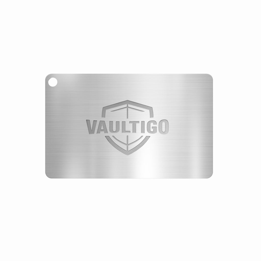 Titanium Mini Rectangle Seed Phrase Backup Plate🎁Free Gift🎁