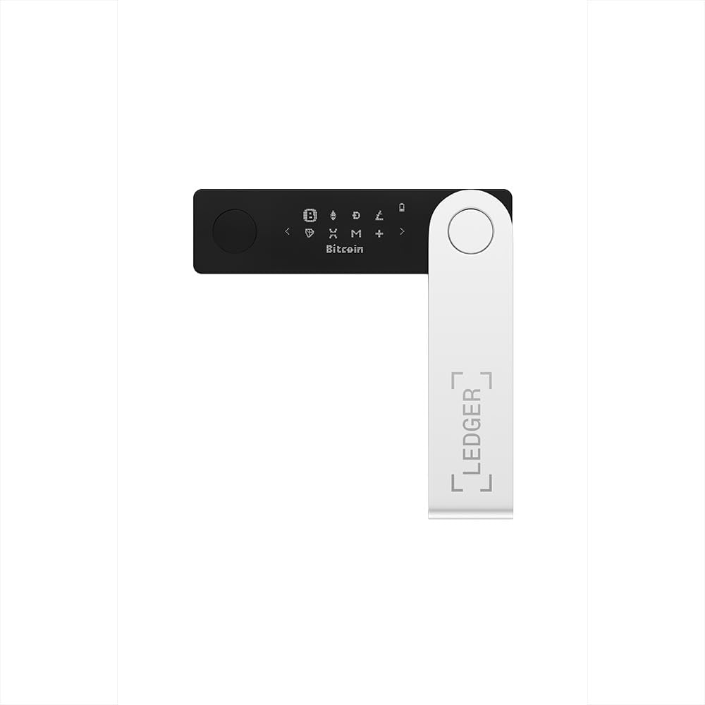 Ledger Nano X™ Hardware Wallet – Secure Crypto & NFT Wallet with Bluetooth and USB-C – Onyx Black