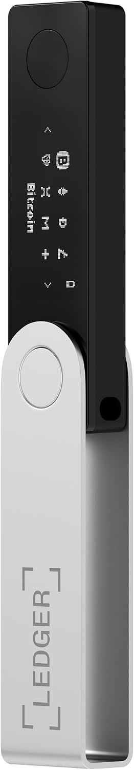 Ledger Nano X™ Hardware Wallet – Secure Crypto & NFT Wallet with Bluetooth and USB-C – Onyx Black