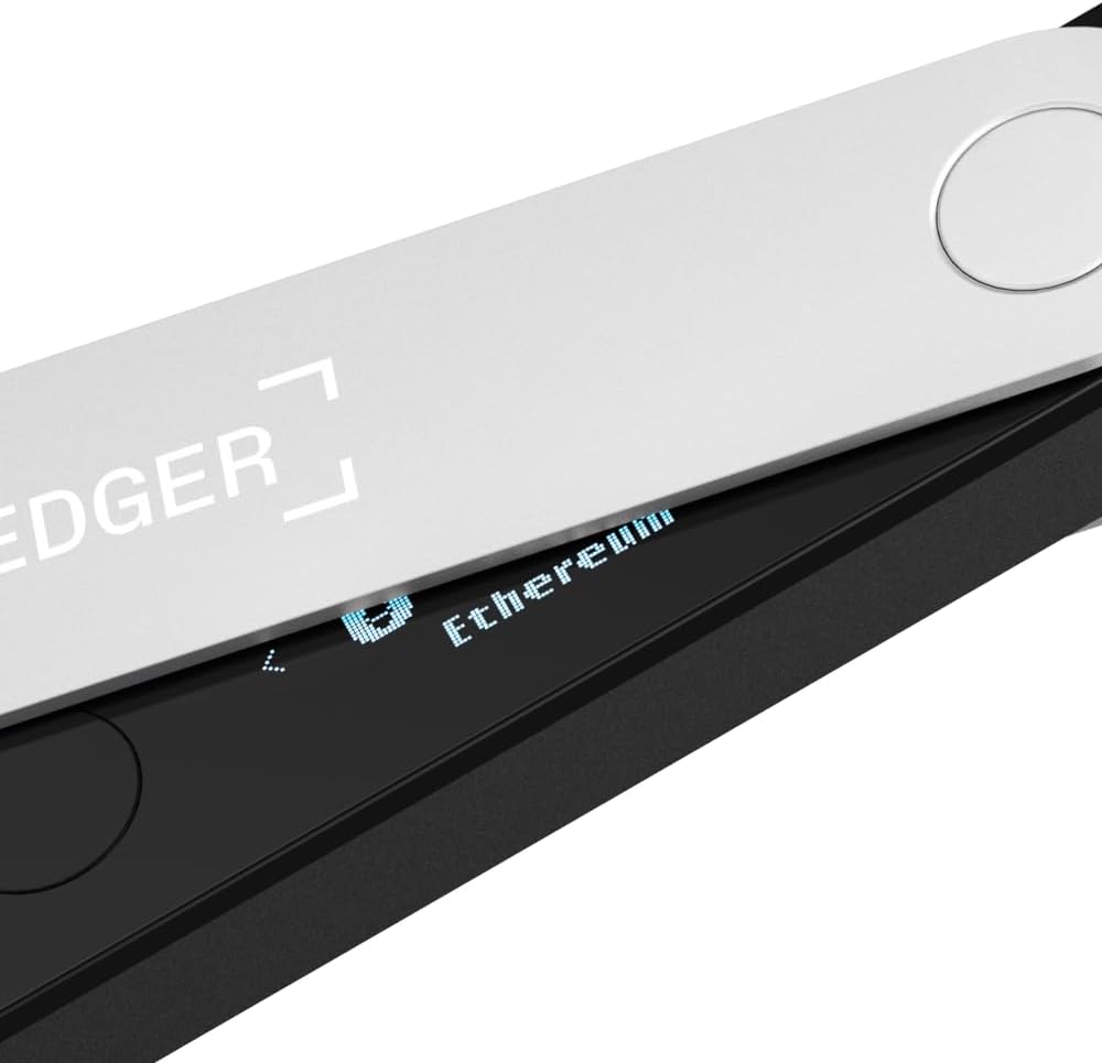 Ledger Nano X™ Hardware Wallet – Secure Crypto & NFT Wallet with Bluetooth and USB-C – Onyx Black