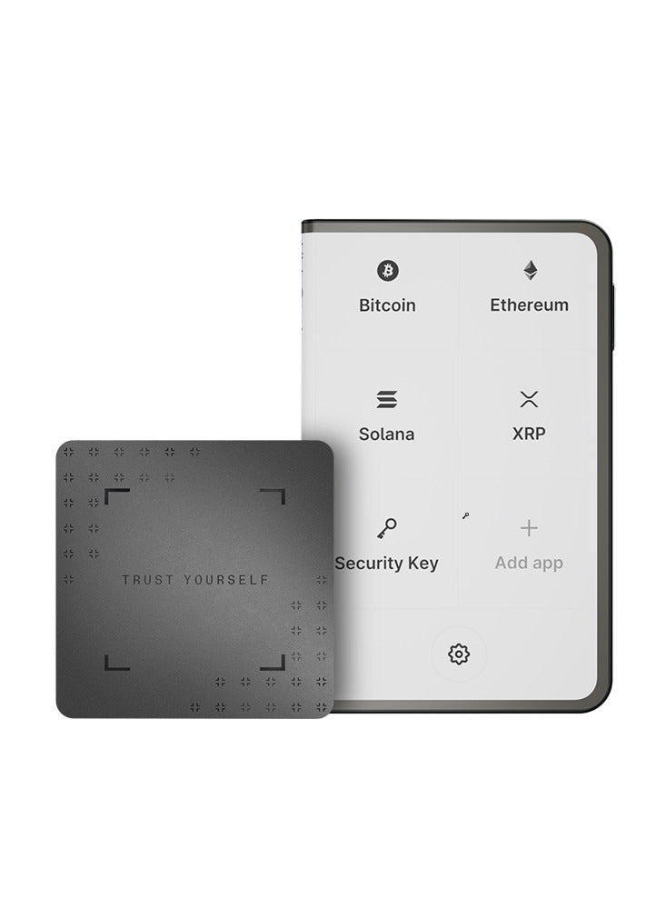 Ledger Stax™ Hardware Wallet with Recovery Key – 3.7″ Curved E Ink Touchscreen, Bluetooth, Wireless Charging, USB-C, iOS & Android