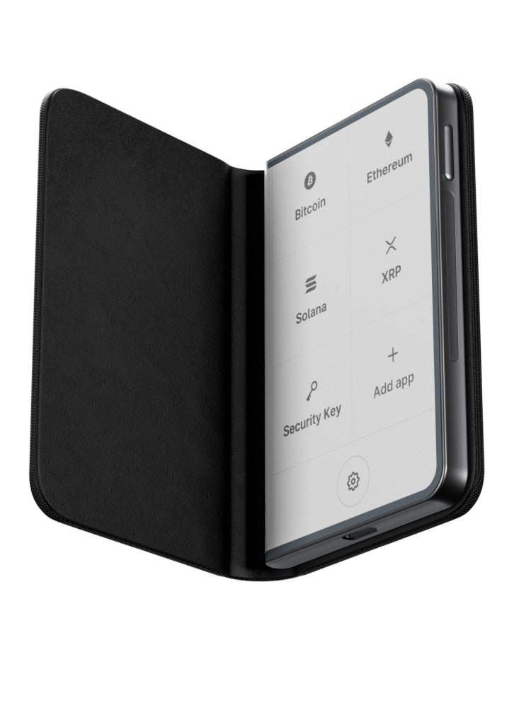 Ledger Stax™ Hardware Wallet with Recovery Key – 3.7″ Curved E Ink Touchscreen, Bluetooth, Wireless Charging, USB-C, iOS & Android