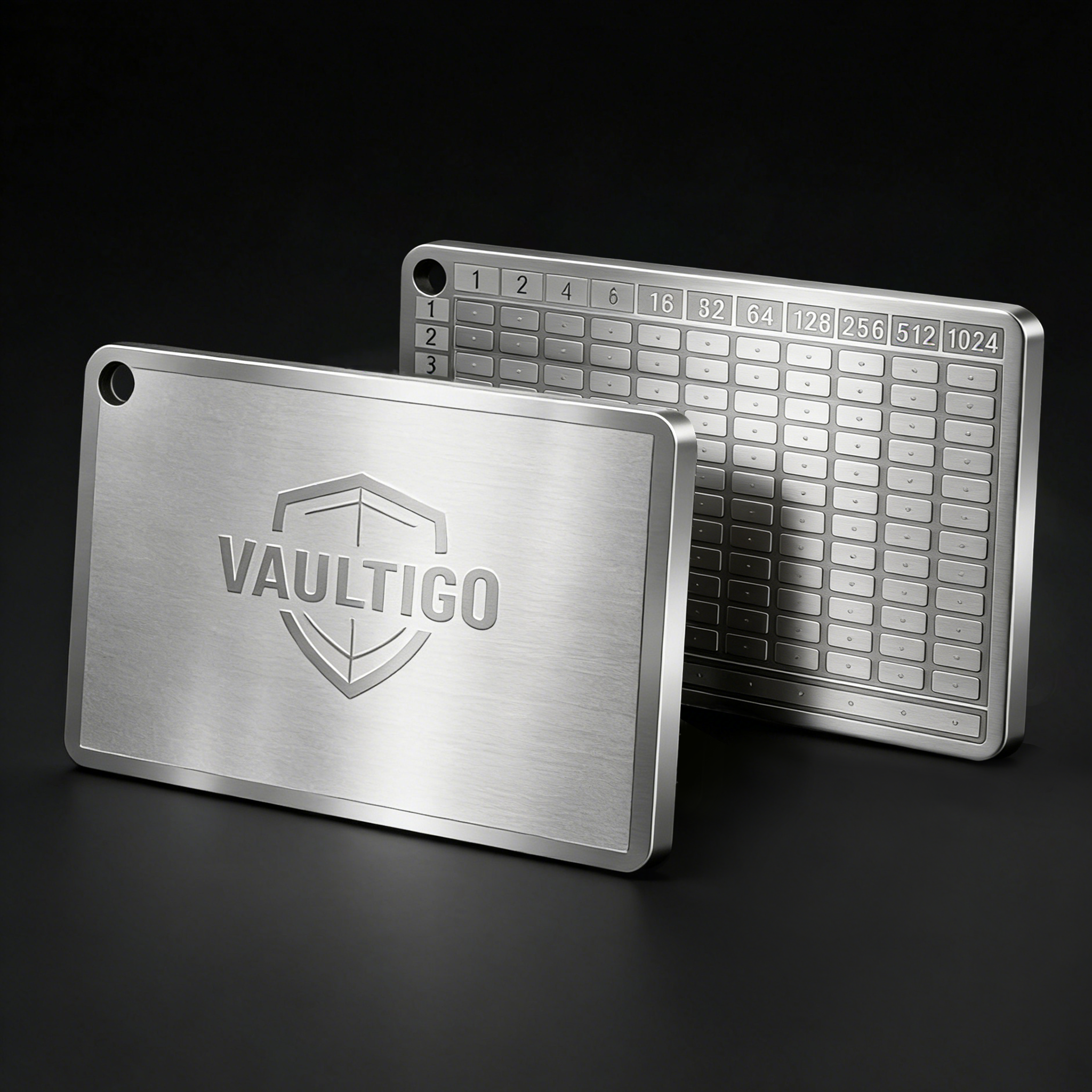 Titanium Mini Rectangle Seed Phrase Backup Plate🎁Free Gift🎁